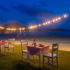 Отель Twin Bay Resort пляж