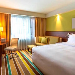 Отель Hampton by Hilton Warsaw City Centre 3* Стандартный номер с различными типами кроватей фото 5