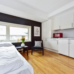 Апартаменты Forenom Apartments Pilestredet Park Студия с различными типами кроватей