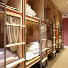 Hostel Spica Кровать в мужском общем номере