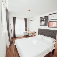 Апартаменты The Como Vo Thi Sau Luxury Apartment Улучшенные апартаменты с различными типами кроватей
