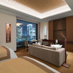 Отель The Peninsula Tokyo 5* Улучшенный номер с различными типами кроватей фото 6