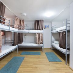 Хостел Travel Кровать в общем номере с двухъярусной кроватью