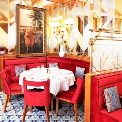 Отель Hôtel Restaurant Au Bœuf Couronné обед фото 2