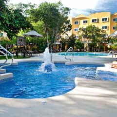 Отель Courtyard By Marriott Cancun Airport Мексика, Канкун - отзывы, цены и фото номеров - забронировать отель Courtyard By Marriott Cancun Airport онлайн фитнесс-зал фото 2