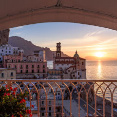 Palazzo Ferraioli Hotel & Wellness Center Атрани вид из окна