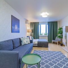 Апартаменты Kvartal Apartments on Volzhskaya Embankment 19 Апартаменты с различными типами кроватей