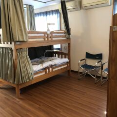Mori no Kirameki Hostel Кровать в мужском общем номере