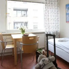 STF Malmö City Hostel & Hotel Номер с общей ванной комнатой с различными типами кроватей (общая ванная комната)