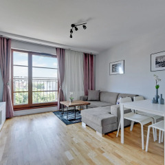 Апартаменты Downtown Apartments - Nowa Motlawa Апартаменты с двуспальной кроватью