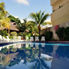 Отель Caribe Internacional Cancun Мексика, Канкун - 1 отзыв об отеле, цены и фото номеров - забронировать отель Caribe Internacional Cancun онлайн открытый бассейн
