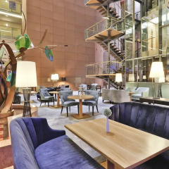 Отель Hilton Frankfurt City Centre вестибюль отеля фото 2