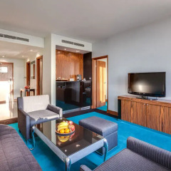 Гостиница Radisson Blu Belorusskaya комната для гостей фото 7