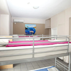 Отель Athens Backpackers Кровать в женском общем номере с двухъярусной кроватью