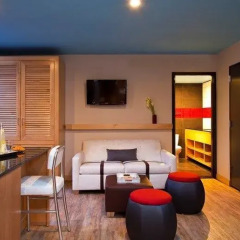 Отель TRYP By Wyndham Times Square South 4* Номер категории Премиум с различными типами кроватей фото 6