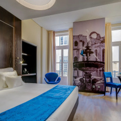 Отель behotelisboa 4* Номер категории Премиум с двуспальной кроватью