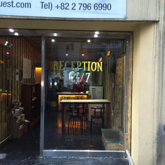 Отель SP@Itaewon Guesthouse вход в здание