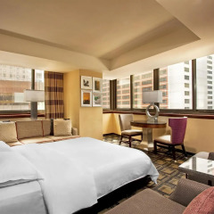Отель Sheraton New York Times Square 4* Улучшенный номер с различными типами кроватей фото 2