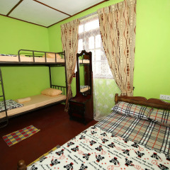 Blooms Lily Hostel Кровать в женском общем номере с двухъярусной кроватью