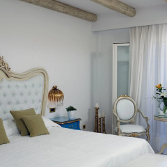 Отель Mitsis Laguna Resort & Spa 5* Номер Twin с видом на море с различными типами кроватей