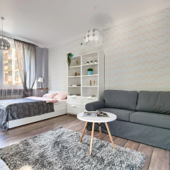 Апартаменты 'My name is Warsaw' Apartments Студия с различными типами кроватей