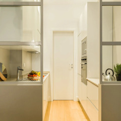 Апартаменты Hintown Apartments Montenapoleone Милан кухня в номере фото 2