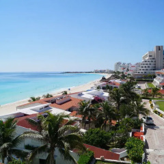 Отель Solymar Cancun Beach Resort вид на пляж/океан