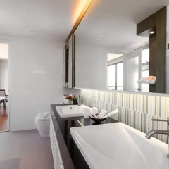 Апартаменты G1 Serviced Apartment Kamala Beach ванная фото 2