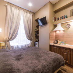 Samsonov Hotel on Bolshoy Prospekt P.S. 3* Люкс с двуспальной кроватью