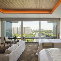 Отель The Peninsula Tokyo 5* Улучшенный номер с различными типами кроватей фото 9