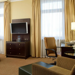 Гостиница Hilton Москва Ленинградская 5* Представительский номер с различными типами кроватей фото 4
