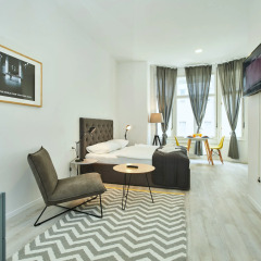 Апартаменты Irundo Zagreb - Downtown Apartments Студия с различными типами кроватей