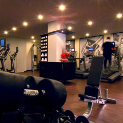 Munich Marriott Hotel фитнесс-зал