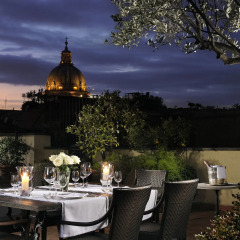 Hotel d'Inghilterra Roma - Starhotels Collezione столовая на открытом воздухе фото 3