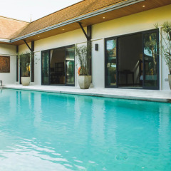 Отель Two Villas Holiday Oriental Style Layan Beach комната для гостей фото 12