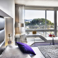 Отель Mercure Nice Promenade Des Anglais 4* Улучшенный номер с различными типами кроватей фото 10