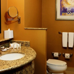 Отель Courtyard By Marriott Cancun Airport Мексика, Канкун - отзывы, цены и фото номеров - забронировать отель Courtyard By Marriott Cancun Airport онлайн ванная