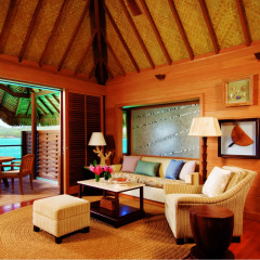 Отель Four Seasons Resort Bora Bora 5* Улучшенное бунгало с различными типами кроватей