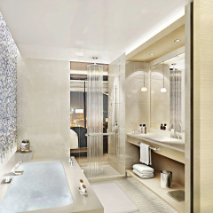 Отель Fairmont Baku at the Flame Towers 5* Номер Делюкс с различными типами кроватей фото 4