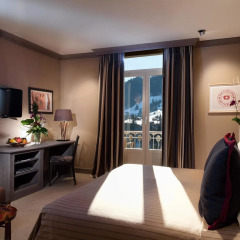 Отель Gstaad Palace 5* Улучшенный номер с различными типами кроватей фото 2