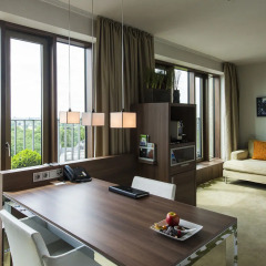 Отель Meliá Düsseldorf 4* Люкс разные типы кроватей фото 11