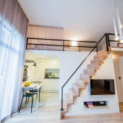 Апартаменты Mojito Apartments - Botanica Люкс с различными типами кроватей