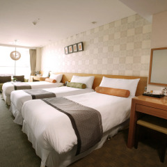 Hotel PJ Myeongdong 4* Стандартный семейный номер с различными типами кроватей