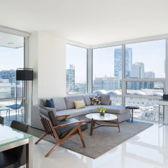 Отель Level Furnished Living Люкс с различными типами кроватей фото 3