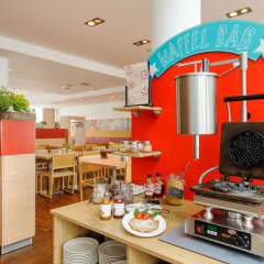 Отель ibis Muenchen City Nord место для завтрака
