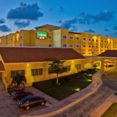 Отель Courtyard By Marriott Cancun Airport Мексика, Канкун - отзывы, цены и фото номеров - забронировать отель Courtyard By Marriott Cancun Airport онлайн внешний экстерьер