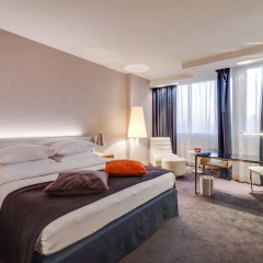 Гостиница Radisson Blu Belorusskaya комната для гостей фото 9