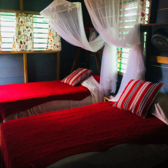 Отель The Judy House Cottages and Rooms Кровать в общем номере с двухъярусной кроватью