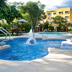 Отель Courtyard By Marriott Cancun Airport Мексика, Канкун - отзывы, цены и фото номеров - забронировать отель Courtyard By Marriott Cancun Airport онлайн открытый бассейн фото 4