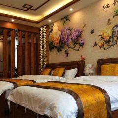 Отель Zhouzhuang Chen Jia Boutique Inn 3* Люкс повышенной комфортности с различными типами кроватей